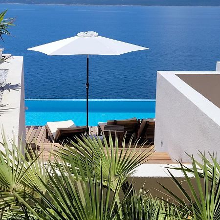 Luxury Apartments Villa Ruzmarina With New Heated Infinity Pool And Lounge Area Marusici  Buitenkant foto