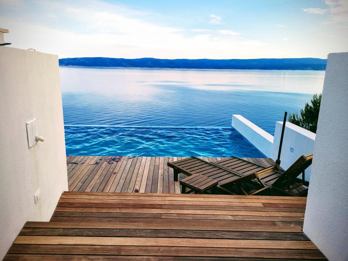 Luxury Apartments Villa Ruzmarina With New Heated Infinity Pool And Lounge Area Marusici  Buitenkant foto