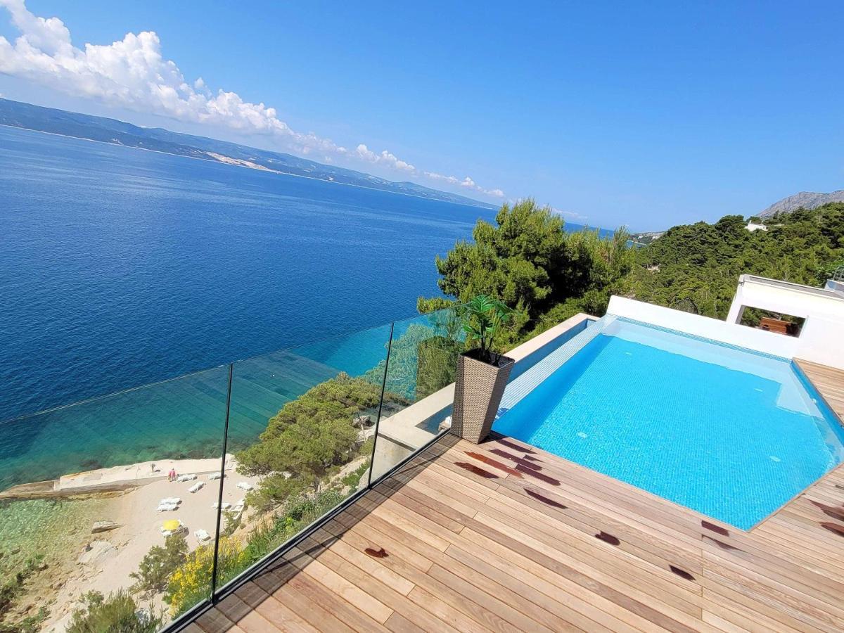 Luxury Apartments Villa Ruzmarina With New Heated Infinity Pool And Lounge Area Marusici  Buitenkant foto